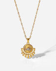 Layla Luxe 18k Gold Plated Evil Eye Necklace