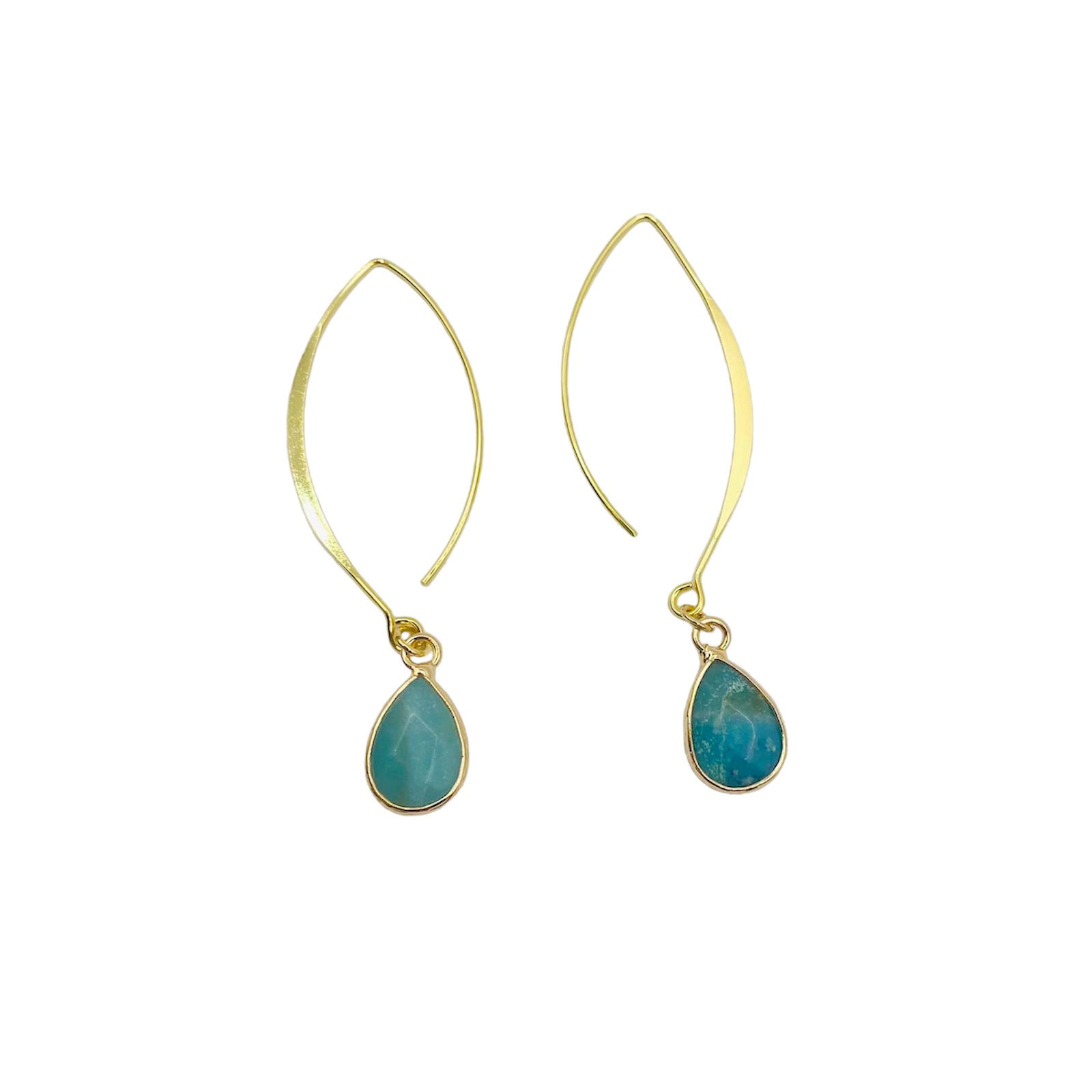 Amazonite Crystal Earrings