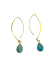 Amazonite Crystal Earrings