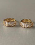 Sarai Jewelled Mini Hoop Earrings