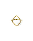 Jamie Luxe 18k Gold Plated Hollow Jewelled Ring