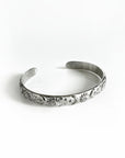 Helia Luxe Silver Tone Celestial Bangle