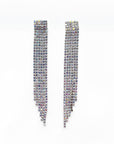 Aspen Silver Statement Cascade Earrings