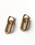 Mabel Luxe Textured Link Earrings