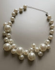 Coco Multi Cluster Statement Pearl Necklace