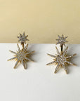 Aura Gold Starburst Earrings