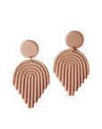 Dakota Ridged Dangle Earrings