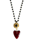 Scarlett Luxe 18k Gold Plated Baroque Heart Statement Necklace
