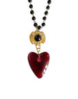 Scarlett Luxe 18k Gold Plated Baroque Heart Statement Necklace