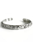 Helia Luxe Silver Tone Celestial Bangle