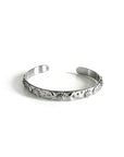 Helia Luxe Silver Tone Celestial Bangle