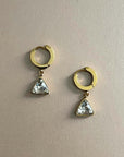Molly Luxe 18k Gold Plated Gem Earrings
