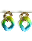 Bryce Aqua Ombre Earrings