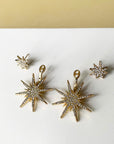 Aura Gold Starburst Earrings