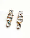 Iliana Clear Rhinestone Drop Earrings