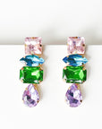 Iliana Multi Rhinestone Drop Earrings