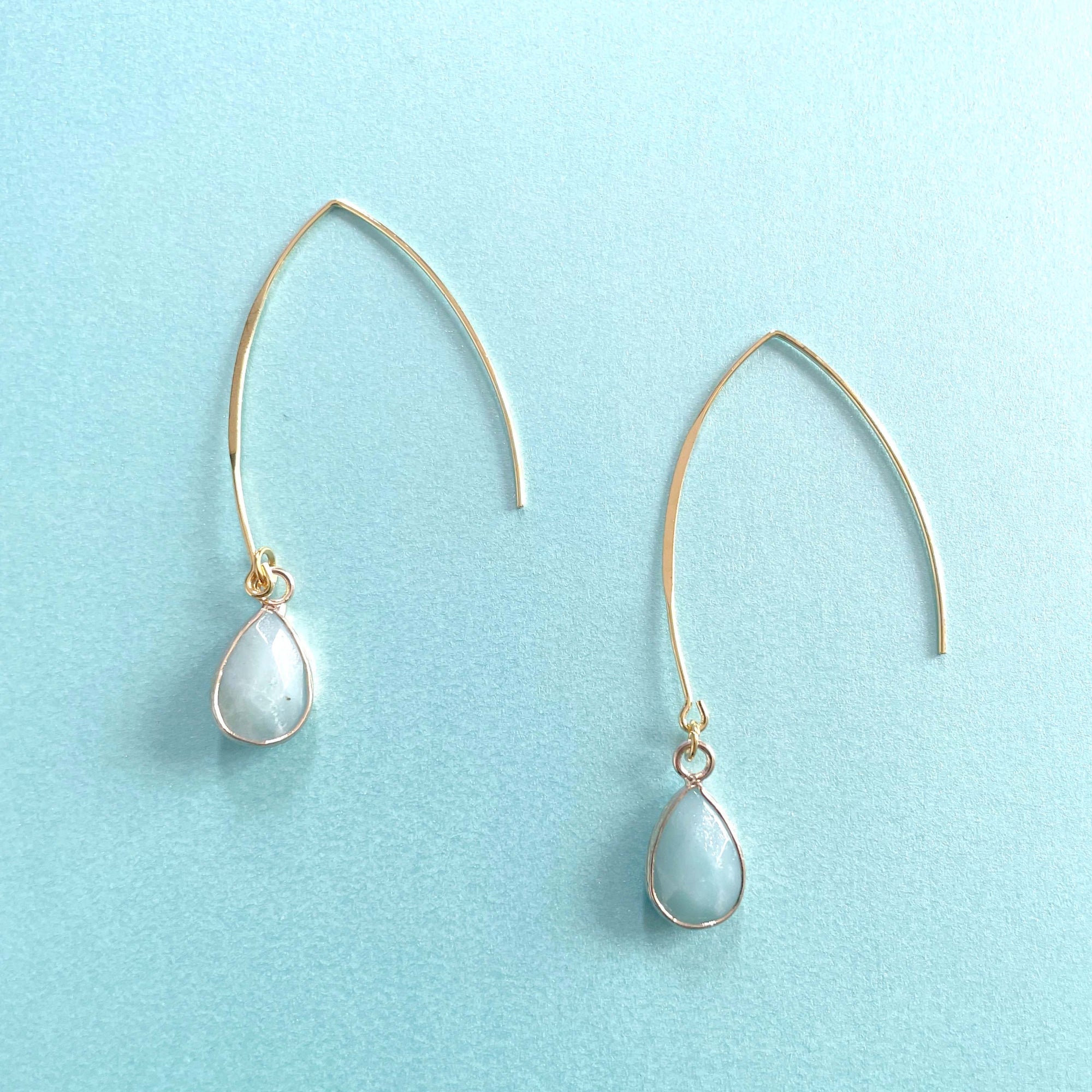 Amazonite Crystal Earrings