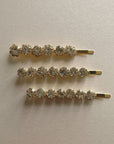 Adalynne  Luxury Gold Jewelled Hair Slide Set