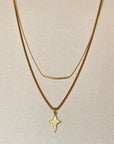 Taliana North Star Double Layer Necklace