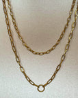 Kate Luxe 18k Gold Plated  Double Layer Necklace