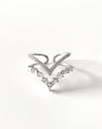 Ziva Double Wishbone Ring