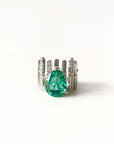 Neela Statement Faceted Jewel Cocktail Ring