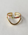 Faith Luxe 18k Gold Plated Ring