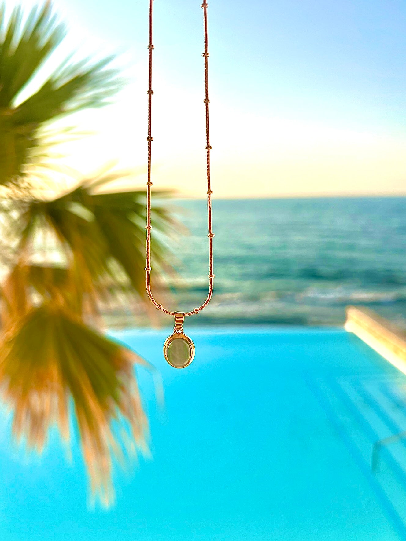 Simi Azure Pendant Necklace