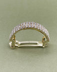Cassandra Gold Diamante Ponytail Clip