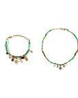 Gaia Boho Beaded Necklace & Bracelet Set