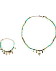 Gaia Boho Beaded Necklace & Bracelet Set